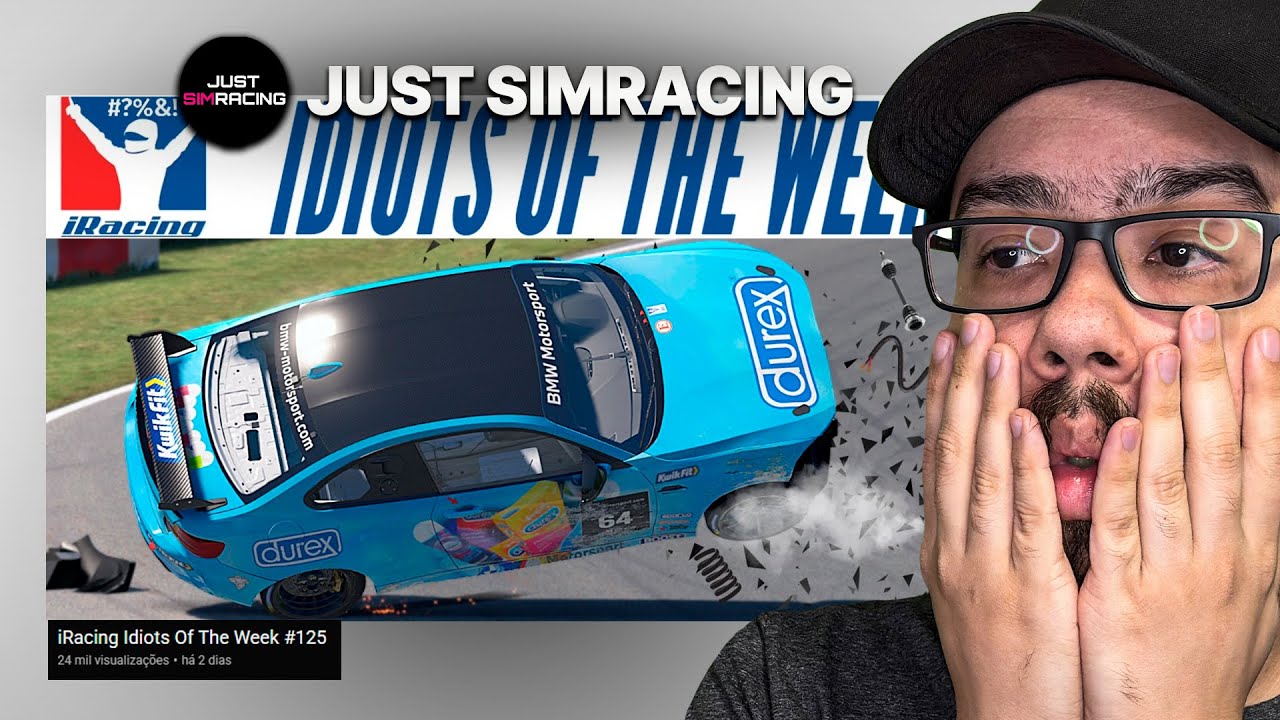 AS MAIORES BURRICES DOS JOGADORES DE IRACING! #9 - REACT JUST SIMRACING