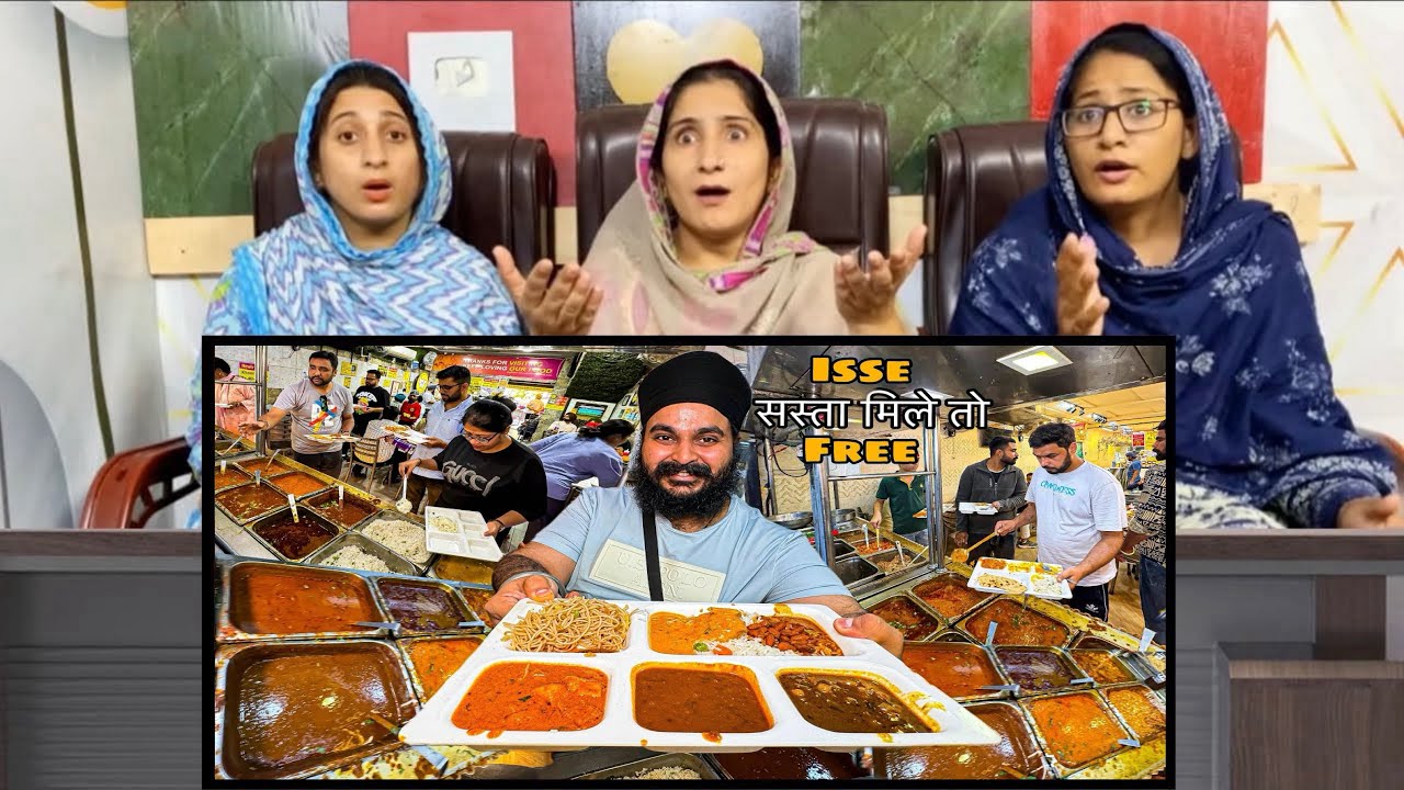 Unlimited Food @ Rs-99/- Only | Best Buffet In Punjab - Unlimited Veg Buffet - Indian Street Food