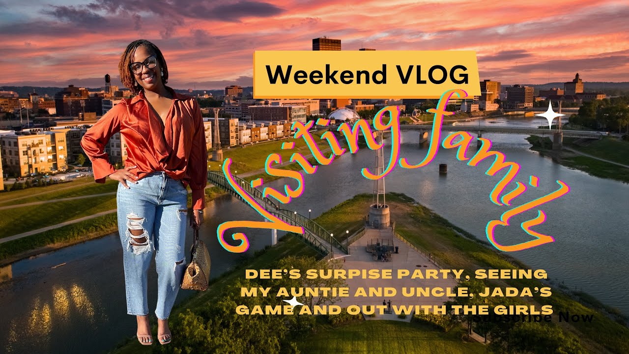 Travel VLOG | Dee’s Surprise Party | Spending time with Loved Ones | Weekend Pop Up Trip | Dayton