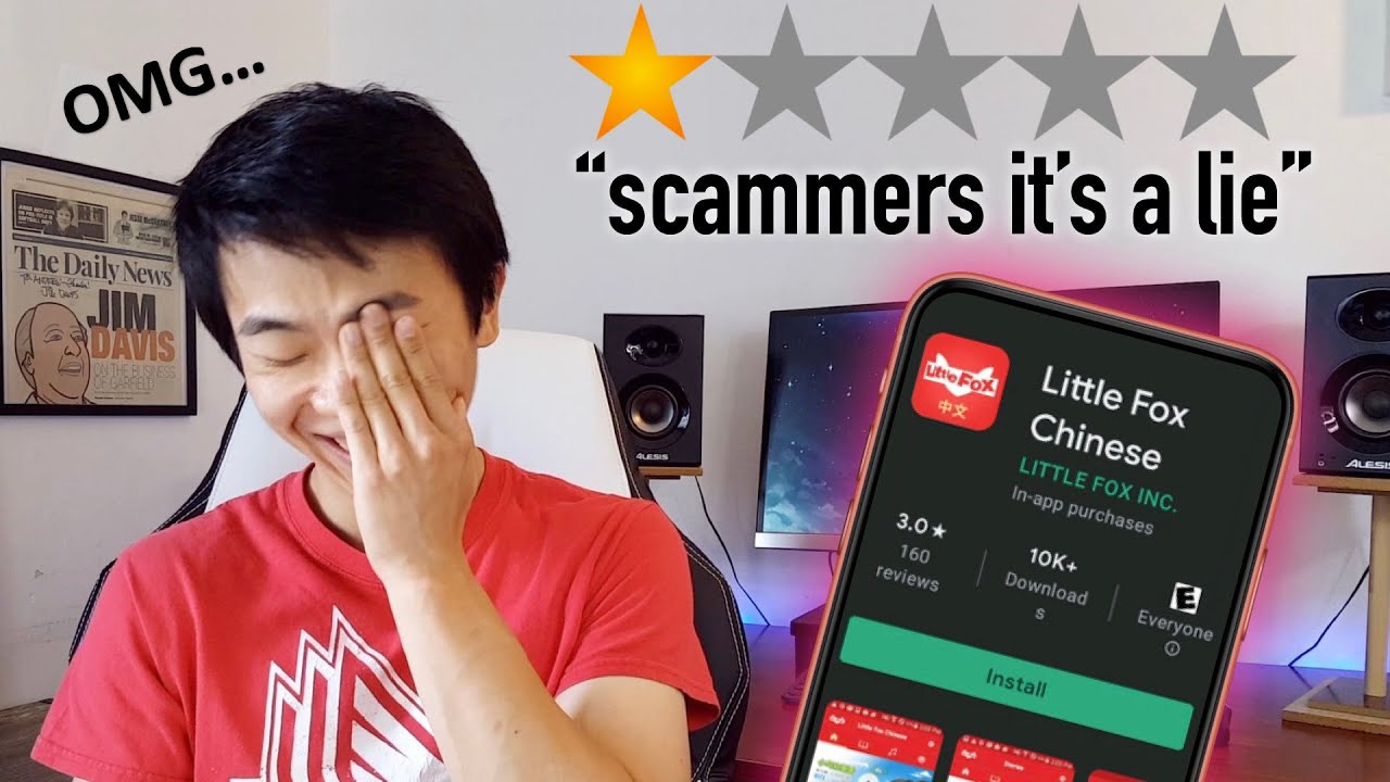 I tried the WORST-RATED apps for Chinese (and it didn't work) ...duh