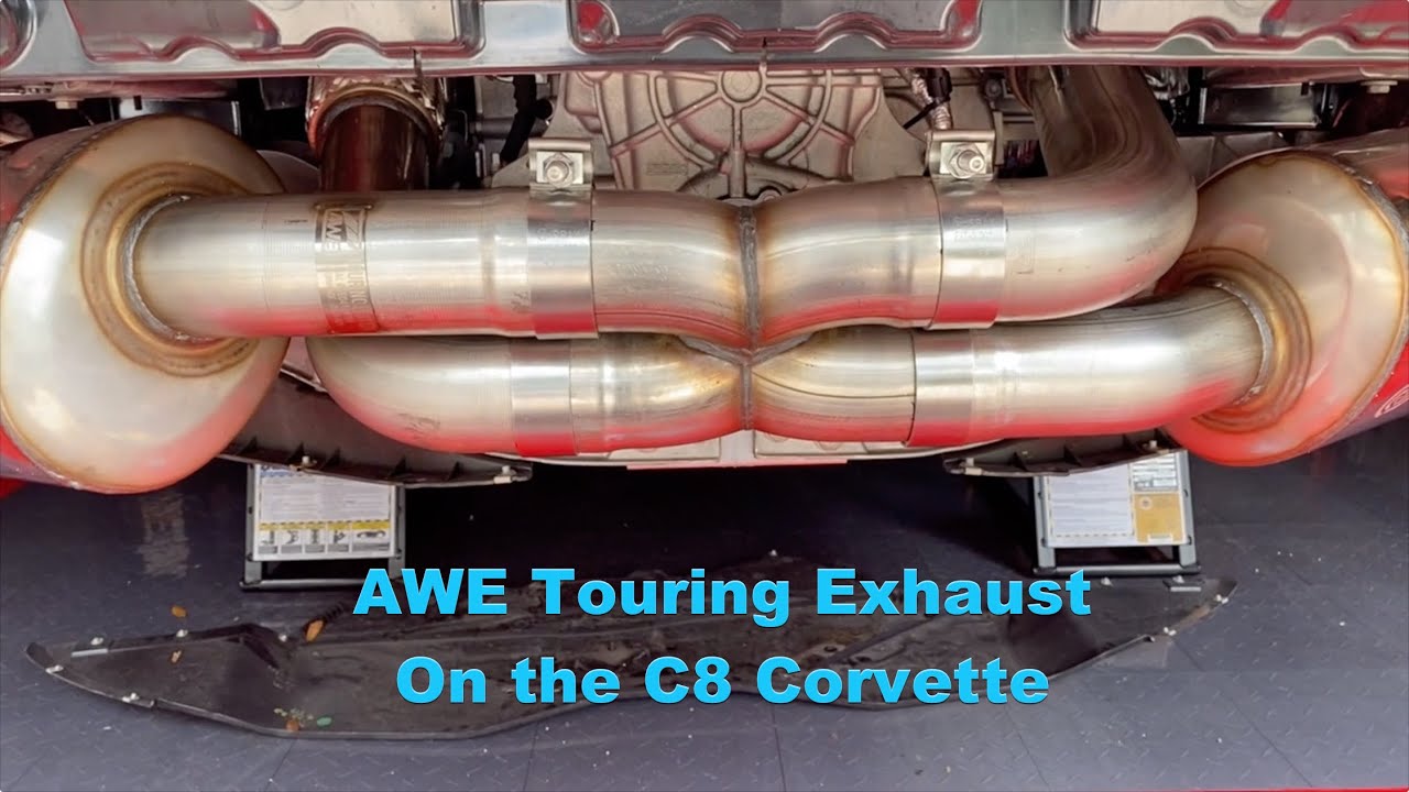 AWE TOURING EXHAUST INSTALL C8 Corvette Revs DYI Issues and solutions? Easy Loud No CEL Guarantee