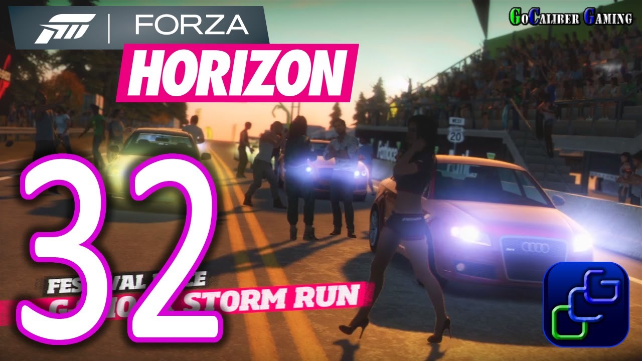Forza Horizon Walkthrough - Part 32 - Festival Race: G-Shock Storm Run