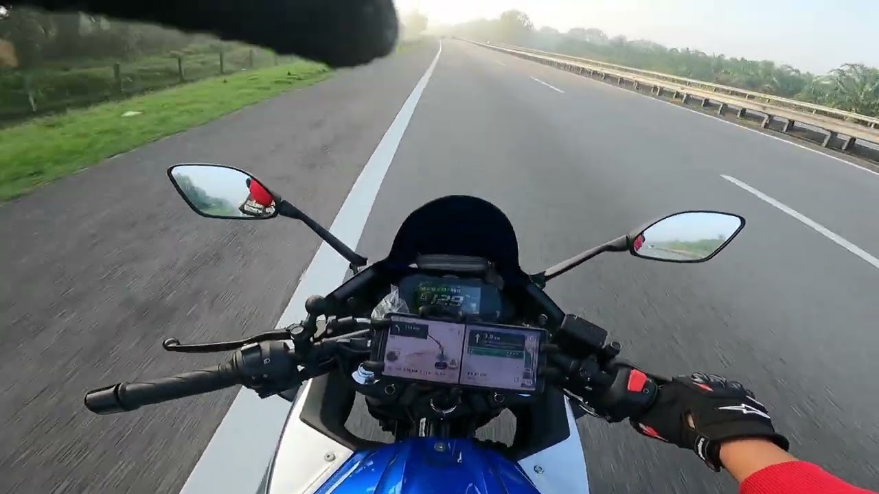 Pahang Trip  EP1  Nibong tebal - Simpang Pulai 22 Feb 2025. #suzukigixxersf250