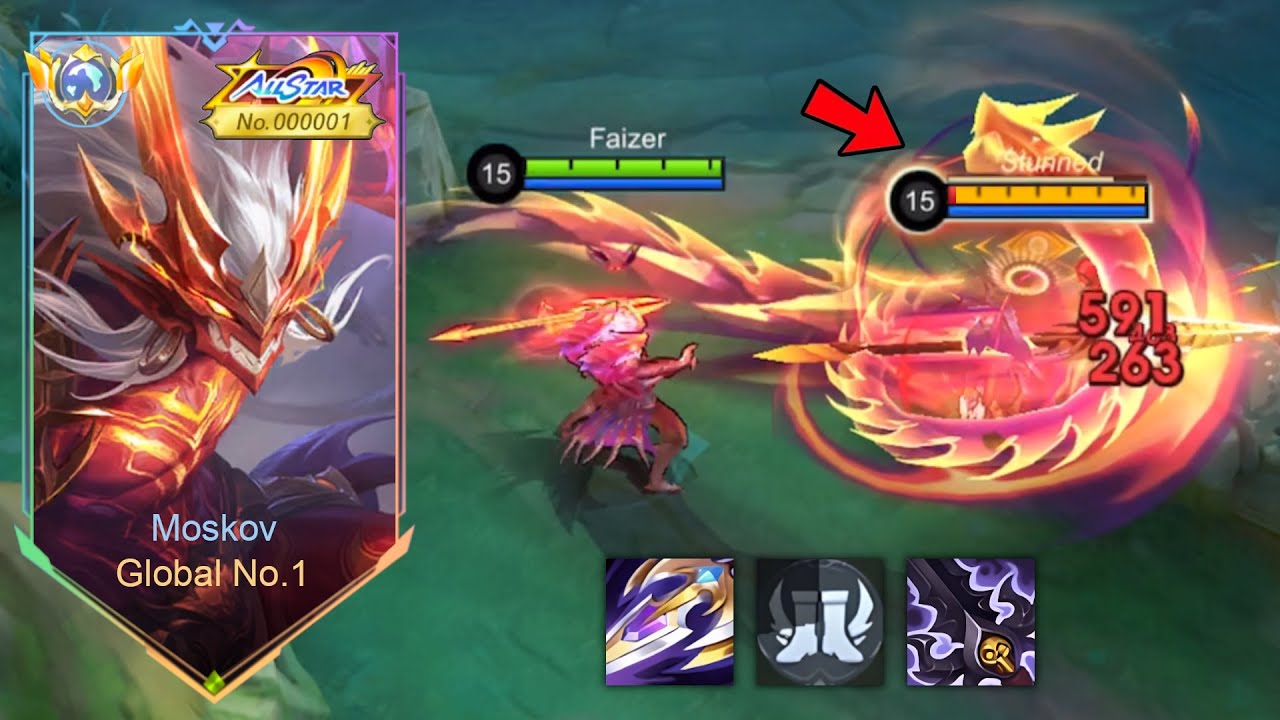 SUPREME MOSKOV BEST 1 HIT BUILD 2024 (recommended build) - MLBB