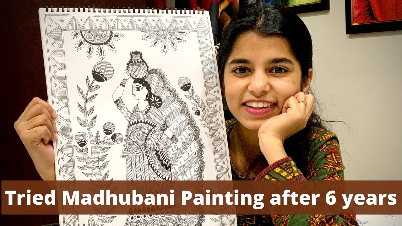My Quarantine Art || Madhubani Painting by Maithili || Maithili's Vlogs
