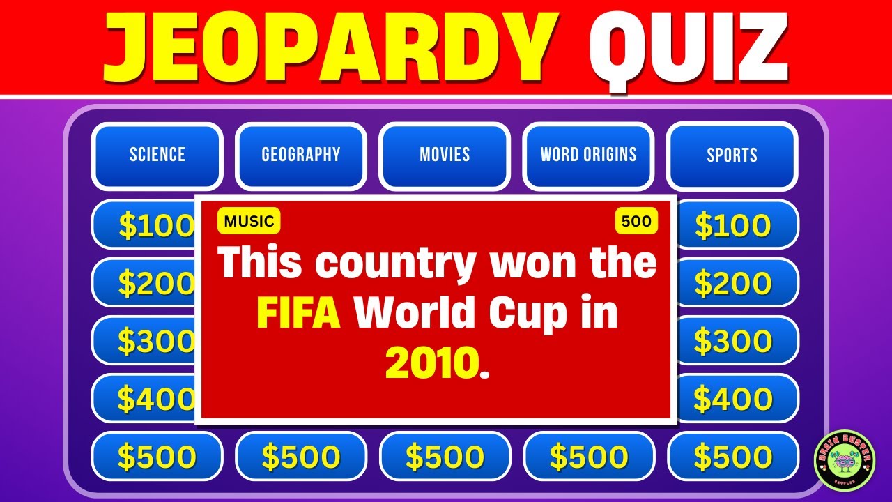 🔵 Jeopardy Challenge #4! The Ultimate Brain Test! 🏆 Can You Beat the $1000 Clue? 🧠