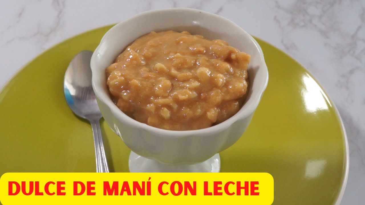Dulce de maní con leche
