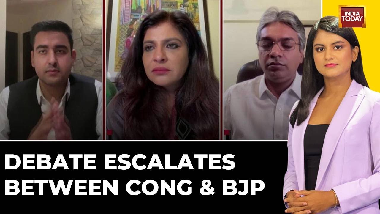Watch: Heated Television Debate Continues Between Congress and BJP Spokesperson | Rajasthan Election