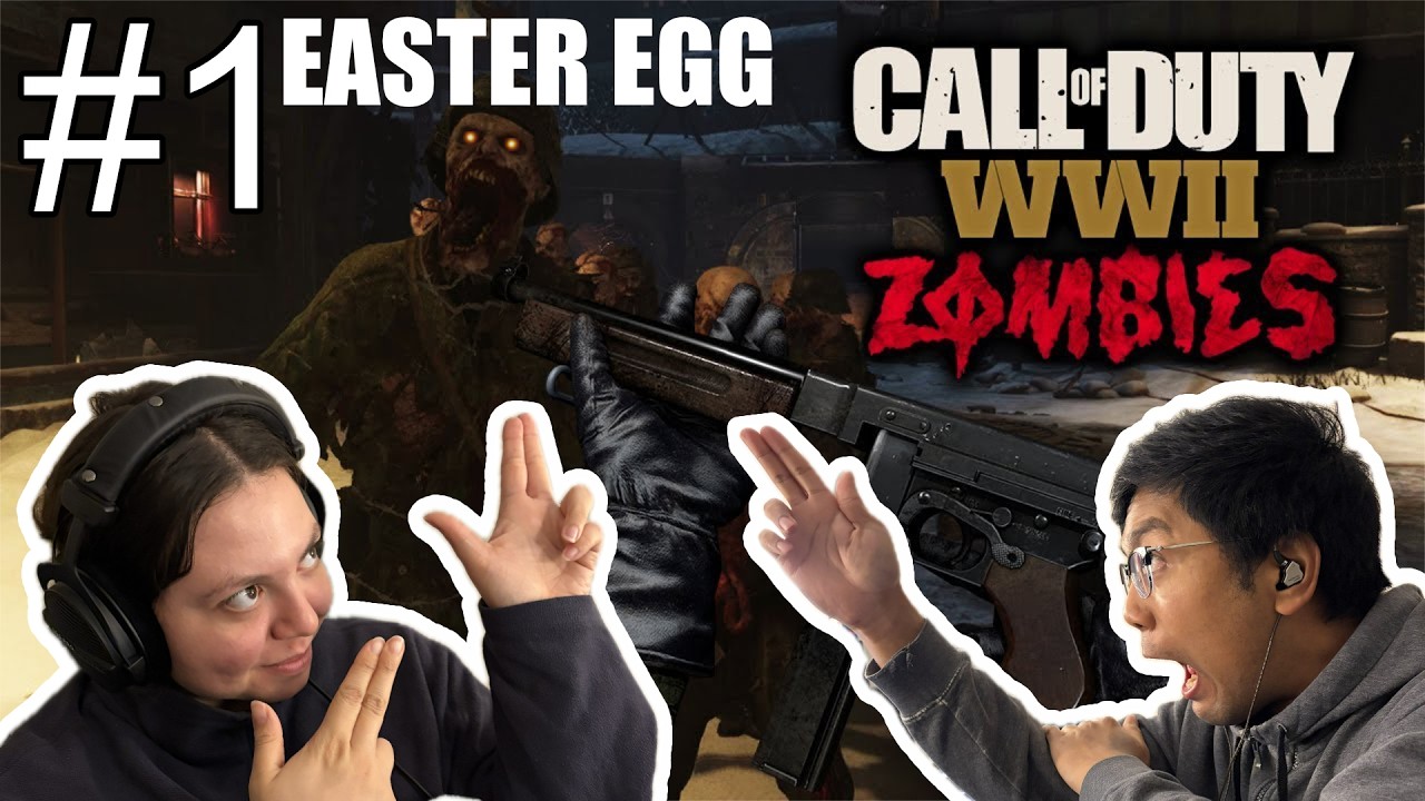 JB x Zee Plays 🎮 | Call of Duty WWII Zombies - Easter Egg Attempt 1