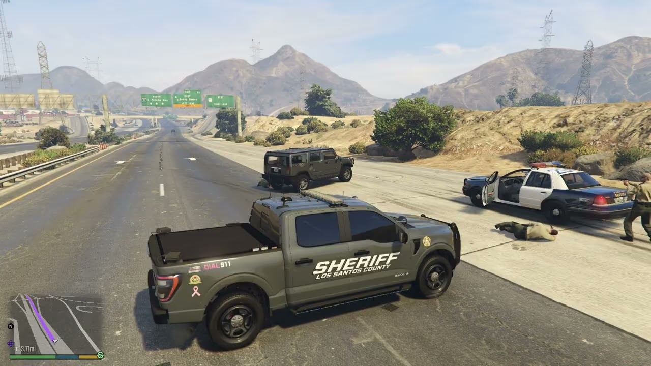 من صديق الى عدو مطاردة غريبة gta v5 