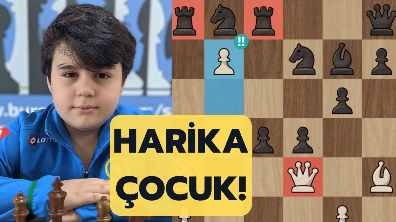 12 YAŞINDAKİ YAĞIZ KAAN GM HANS NİEMANN'I TAHTADAN SİLDİ!