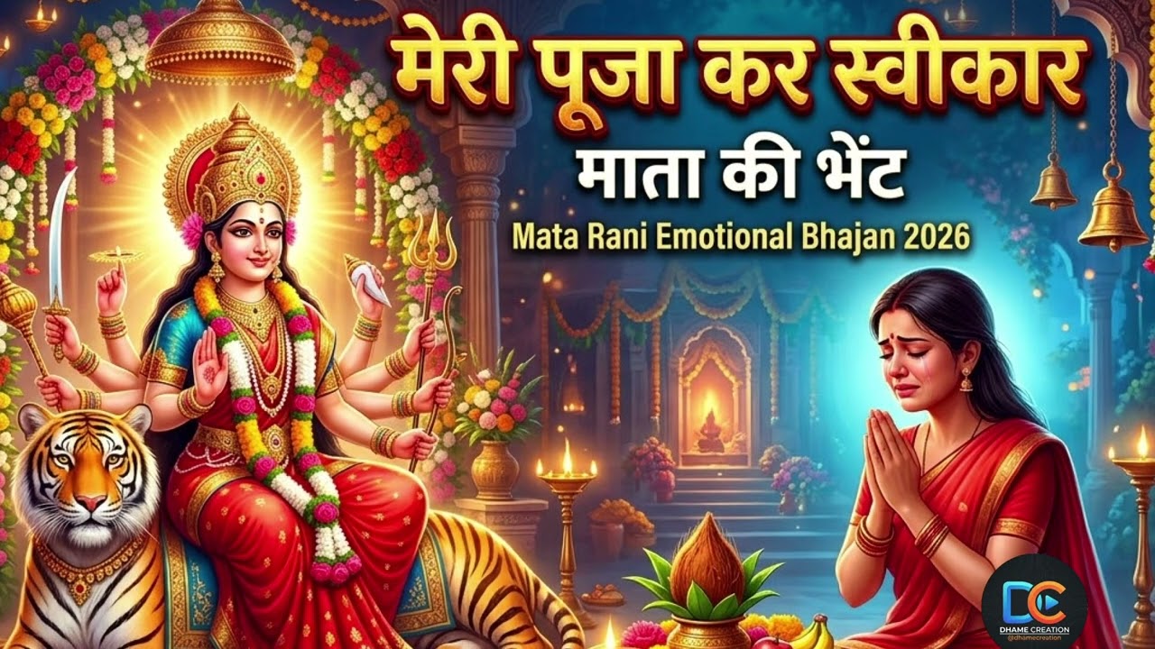 मेरी पूजा कर स्वीकार - माता की भेंट | Mata Rani Emotional Bhajan 2026