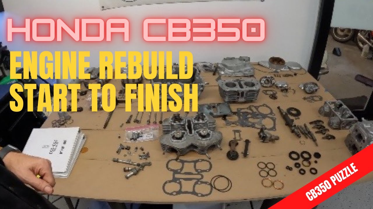 1968 Honda CB350 complete engine rebuild. Part One!