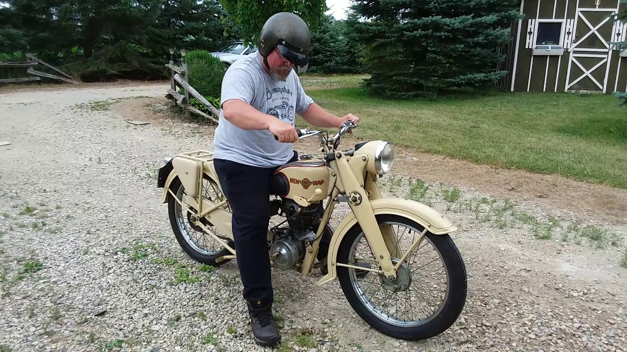 1951 New Map  C4T 125cc Overhead Valve Four Stroke