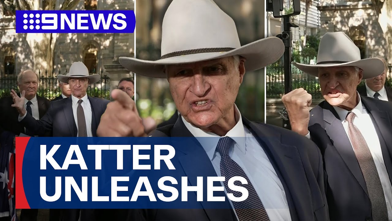 Bob Katter blows up at 9News reporter over immigration question | 9 News Australia