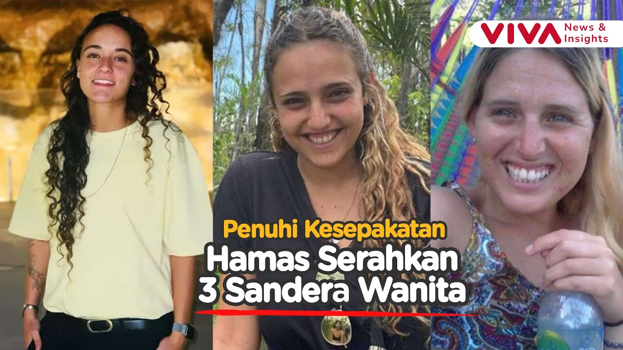 Hamas Serahkan 3 Sandera Wanita ke Israel