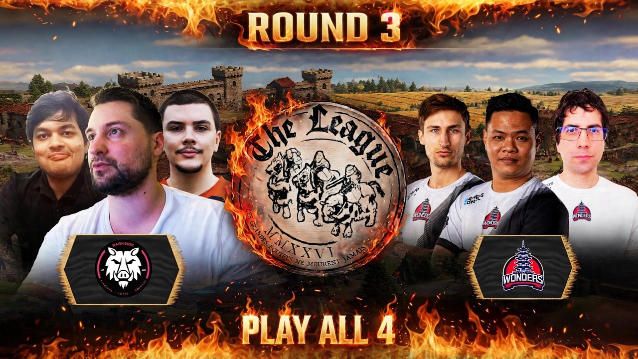 The LEAGUE MAIN EVENT | DarkSide vs Wonders | Round 3