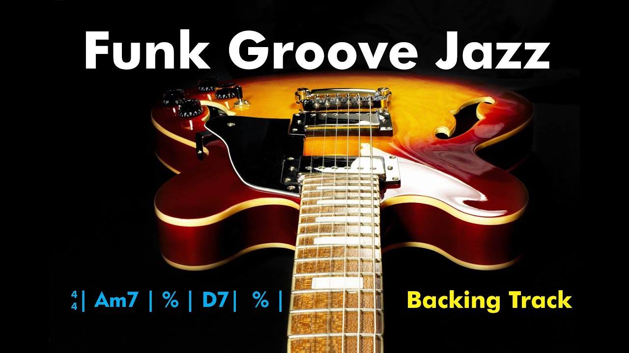 Funk Groove Jazz - Backing Track in Am D7 for improvise
