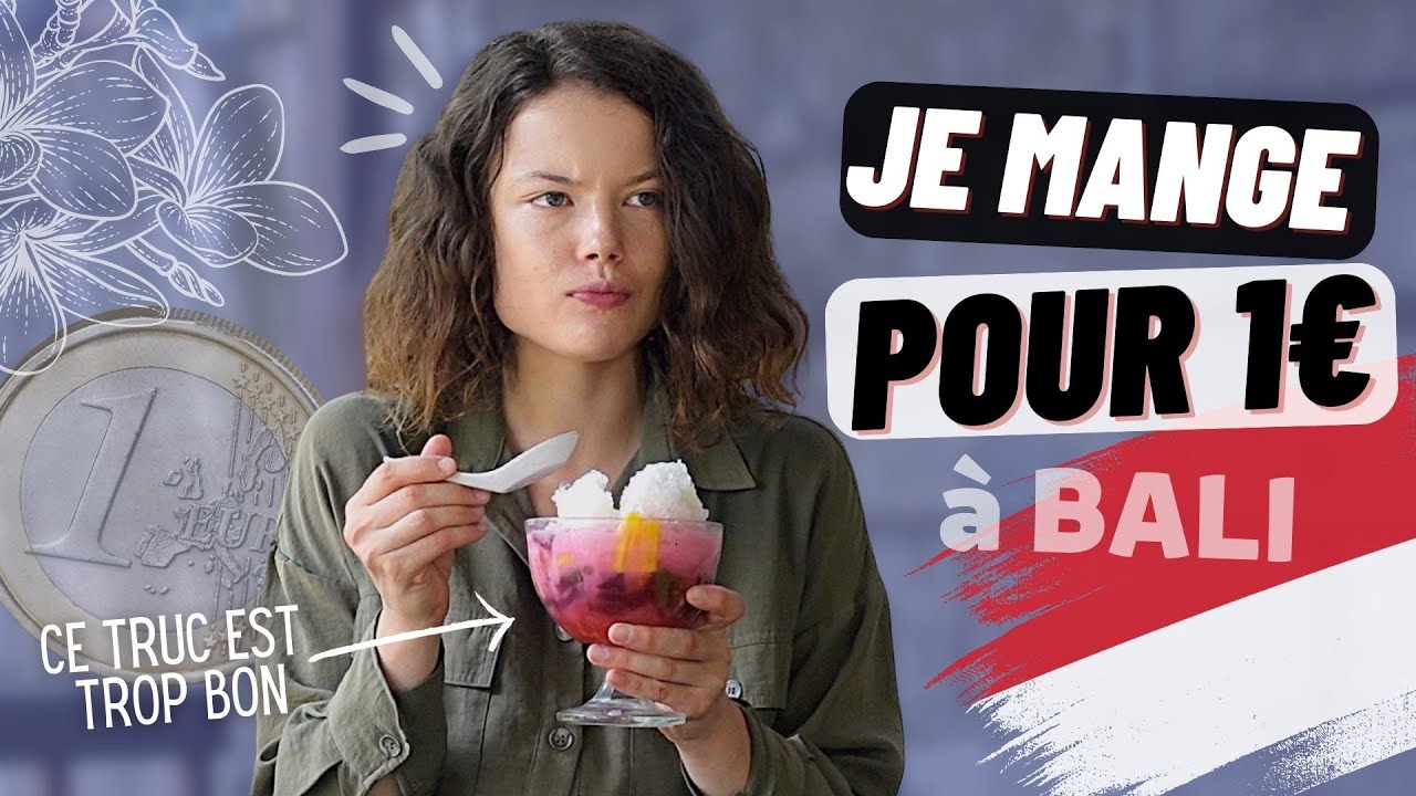 JE MANGE DES TRUCS À MOINS DE 1€ EN INDONÉSIE 🇮🇩 - Claire