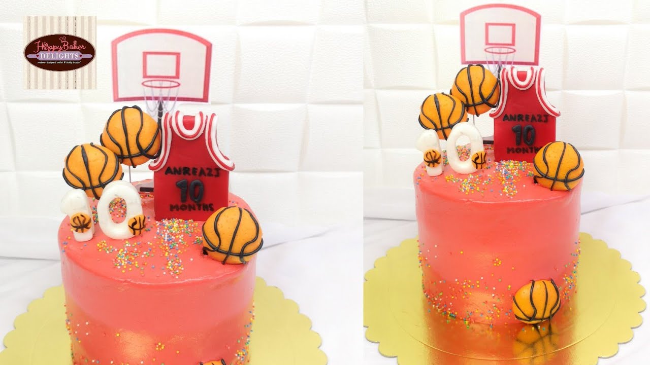 Sakuragi Basketball Cake | A Decorating Tutorial