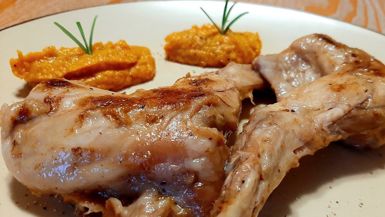 Coniglio saporito all'aceto bianco (BUONISSIMO)