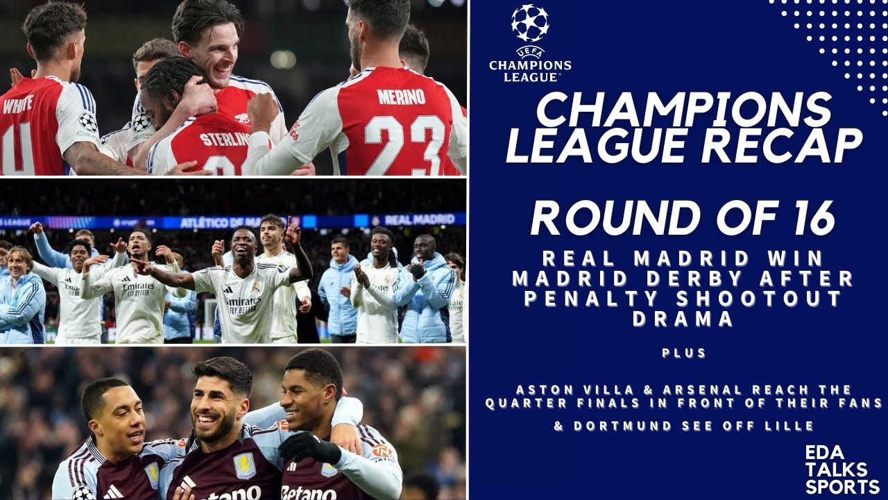 Real Madrid WIN Drama Filled Penalty THRILLER! Arsenal Advance & CL Recap!