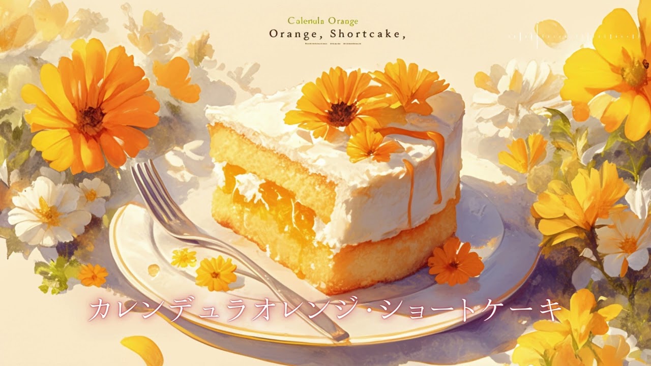 【フリーBGM/1時間】カレンデュラオレンジ・ショートケーキ（作業用BGM/勉強用BGM/配信用BGM）