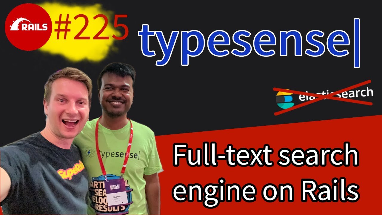 Typesense search with Ruby on Rails #225