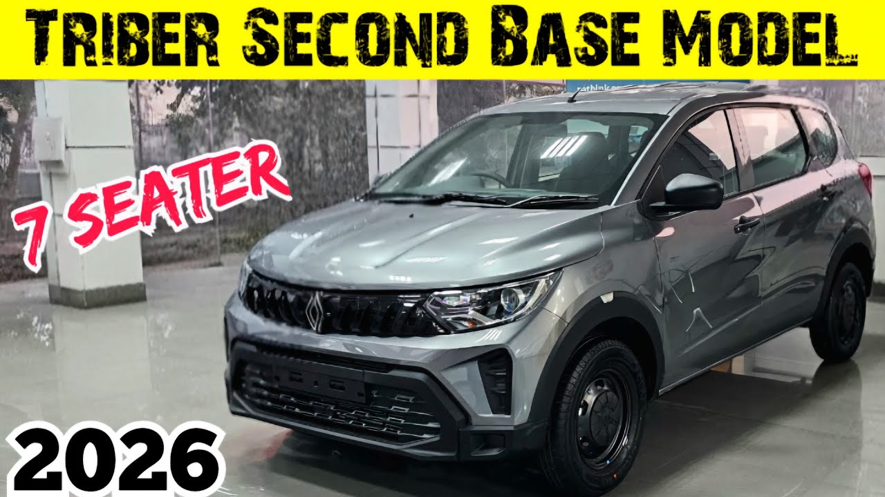 2026 Renault Triber Evolution Second Base Model Review 🔥GST Benefit 😱 #triber #renaulttriber2025 