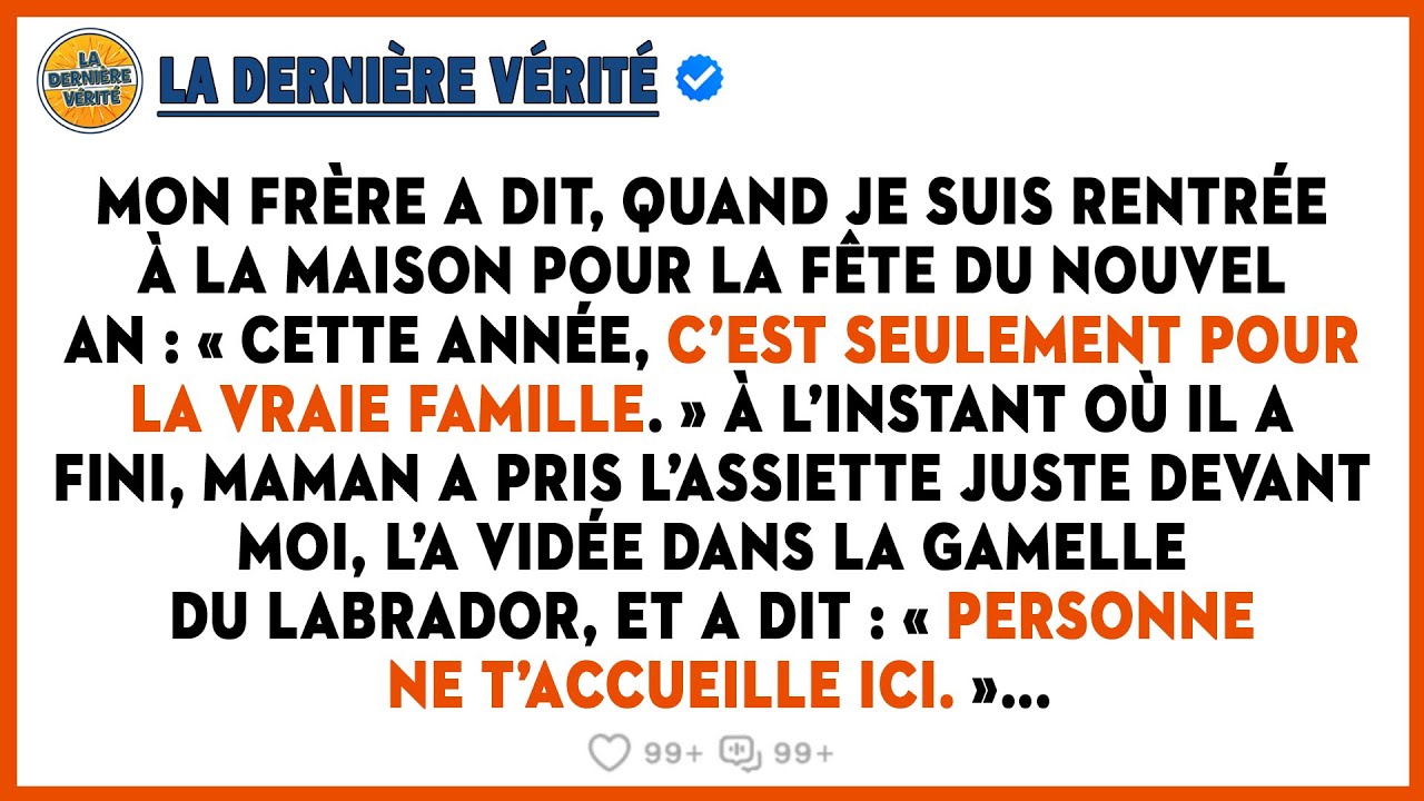 « Cette Année, C'est Pour La Vraie Famille. » Le Nouvel An Où Ma Propre Famille M'a Exclue...