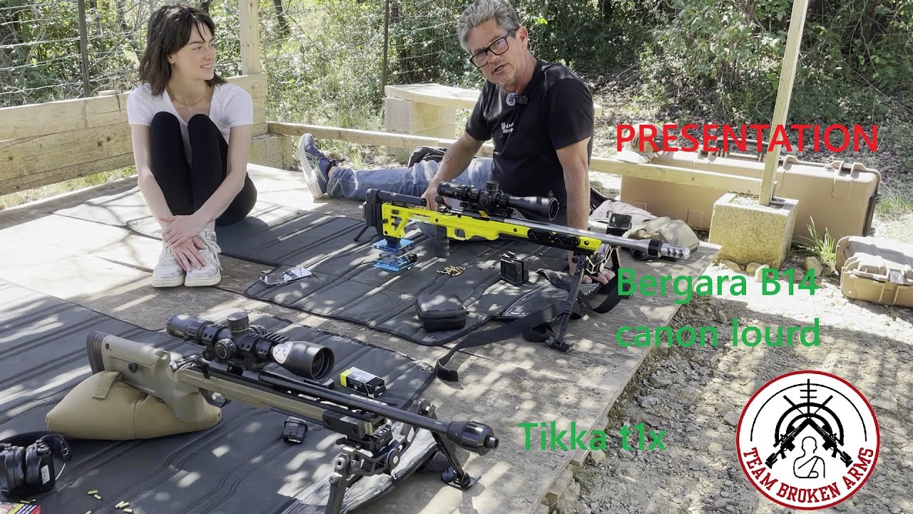 Tikka t1x , Bergara b14 setup tir longue distance 22lr et precision rifle PRS