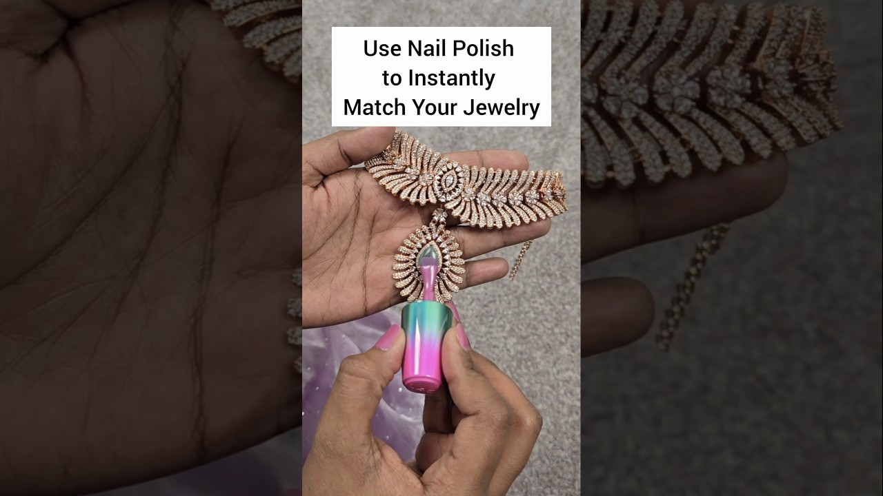 Match Your Jewelry to Any Outfit with This Nail Polish Hack!