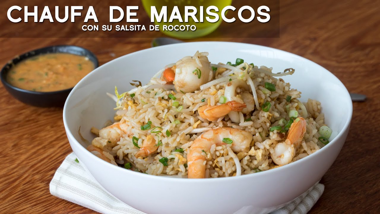 COMO PREPARAR ARROZ CHAUFA DE MARISCOS | COMIDA PERUANA | ACOMER.PE