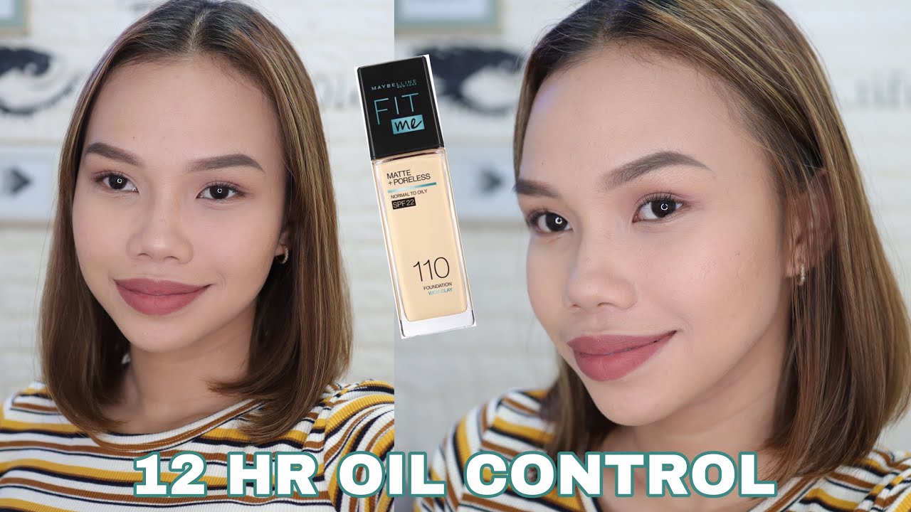 MAYBELLINE FIT ME WITH CLAY 12 HR WEAR TEST