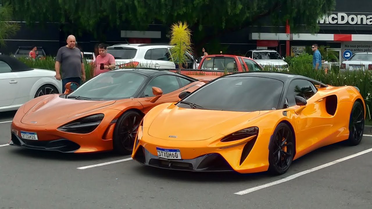 Duas McLaren's no Shopping Serrazul!!