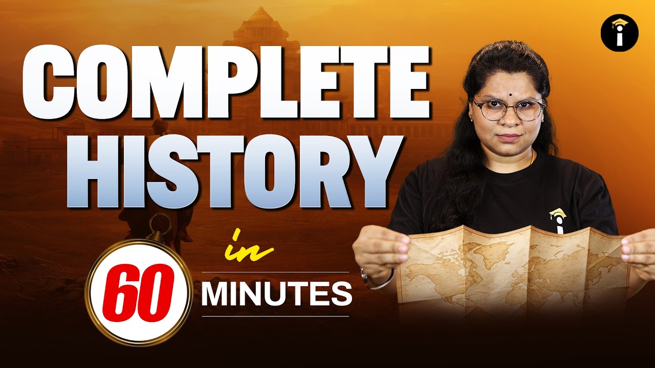 Complete History in Just 60 Minutes ⏳📚 | Power Revision Session 🔥