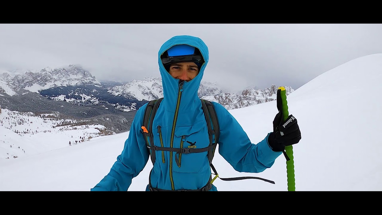 SCI ALPINISMO A CORTINA 5 TORRI - GOPRO HERO  8 BLACK