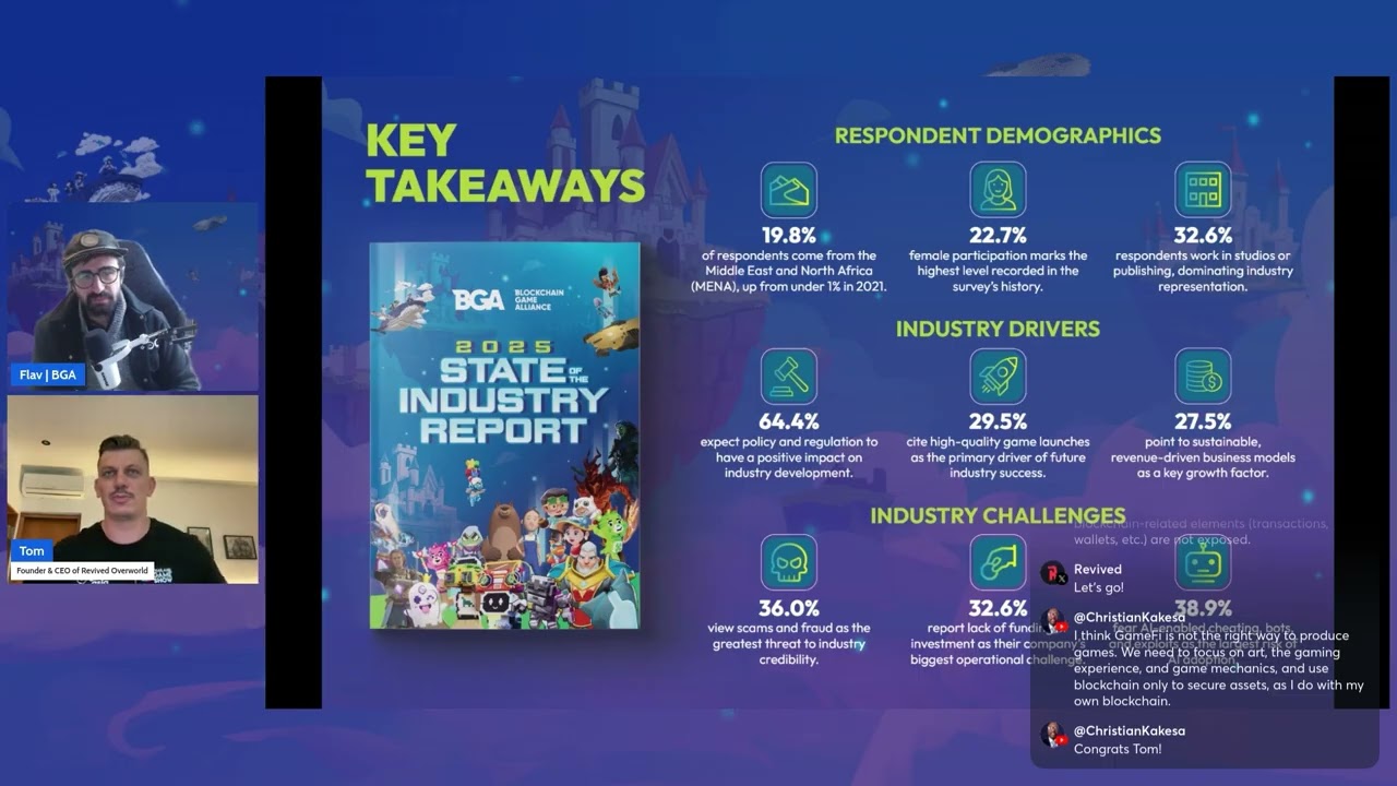 Building AAA Shooters in Web3: Tom Cichocki (Revived Overworld) | BGA 2025 State of the Industry