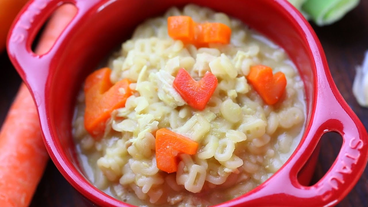 Baby Chicken Soup with noodles recipe +9M