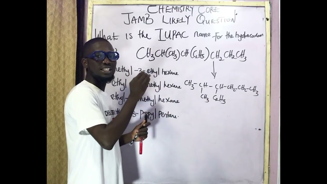2026 JAMB LIKELY QUESTION ¦¦ IUPAC NOMENCLATURE OF ALKANE#fyp  #viral 