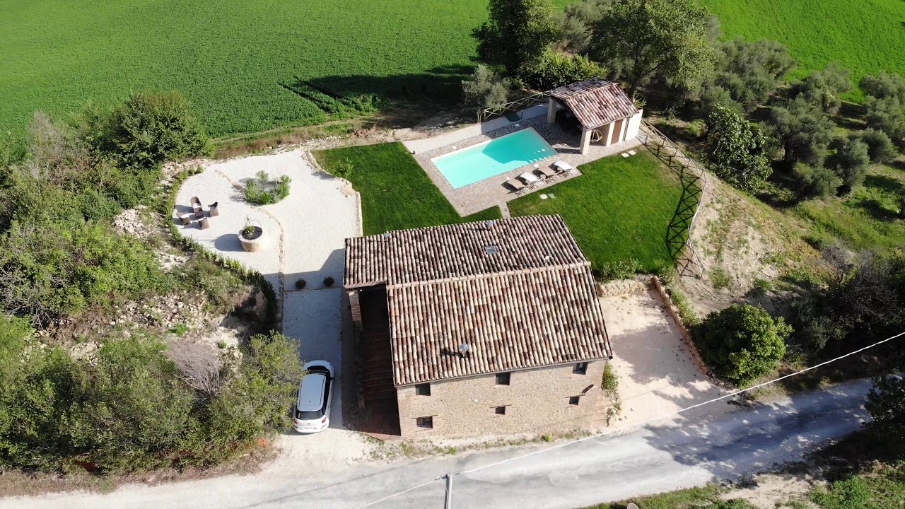 Casa Pace e Gioia - Holiday home in Le Marche, Italy Aerial View