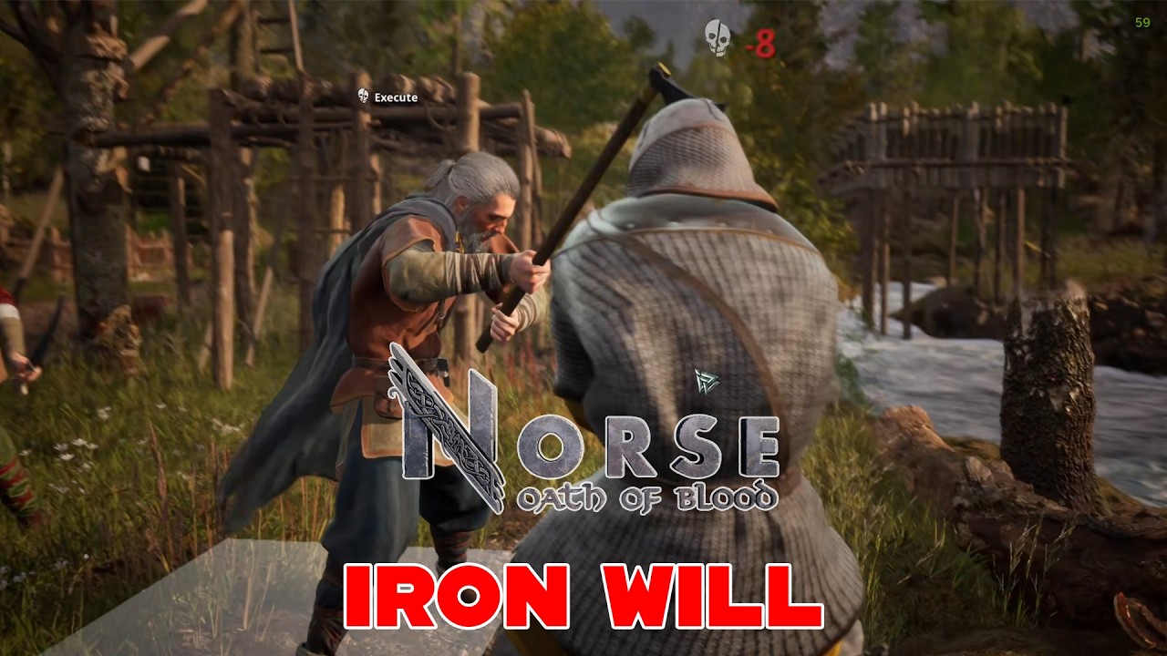 Norse Oath of Blood Pt 07 Iron Will Hard Mode No Commentary