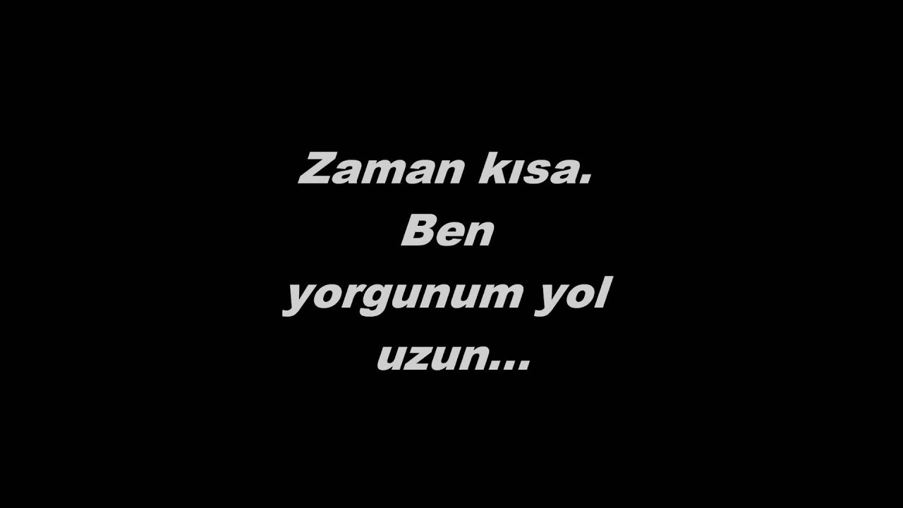 Barış Cem Kaya Abdurrahim Karakoç '' Yol Uzun ''