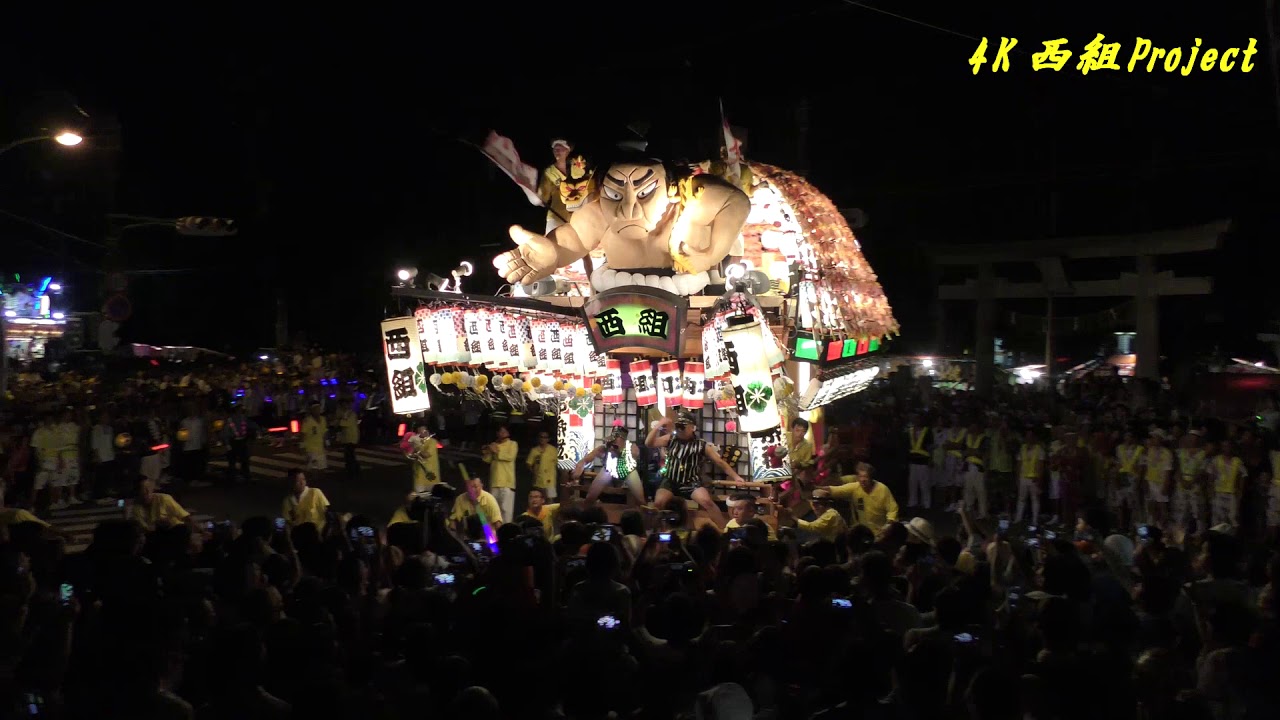 2017年住吉神社祭典千秋楽・宮前出発【4K動画】