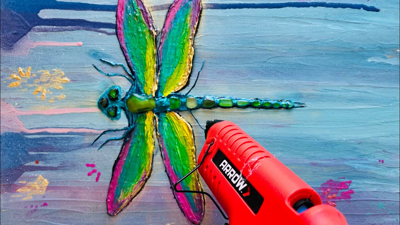 Искусство стрекозы из морского стекла 🦋