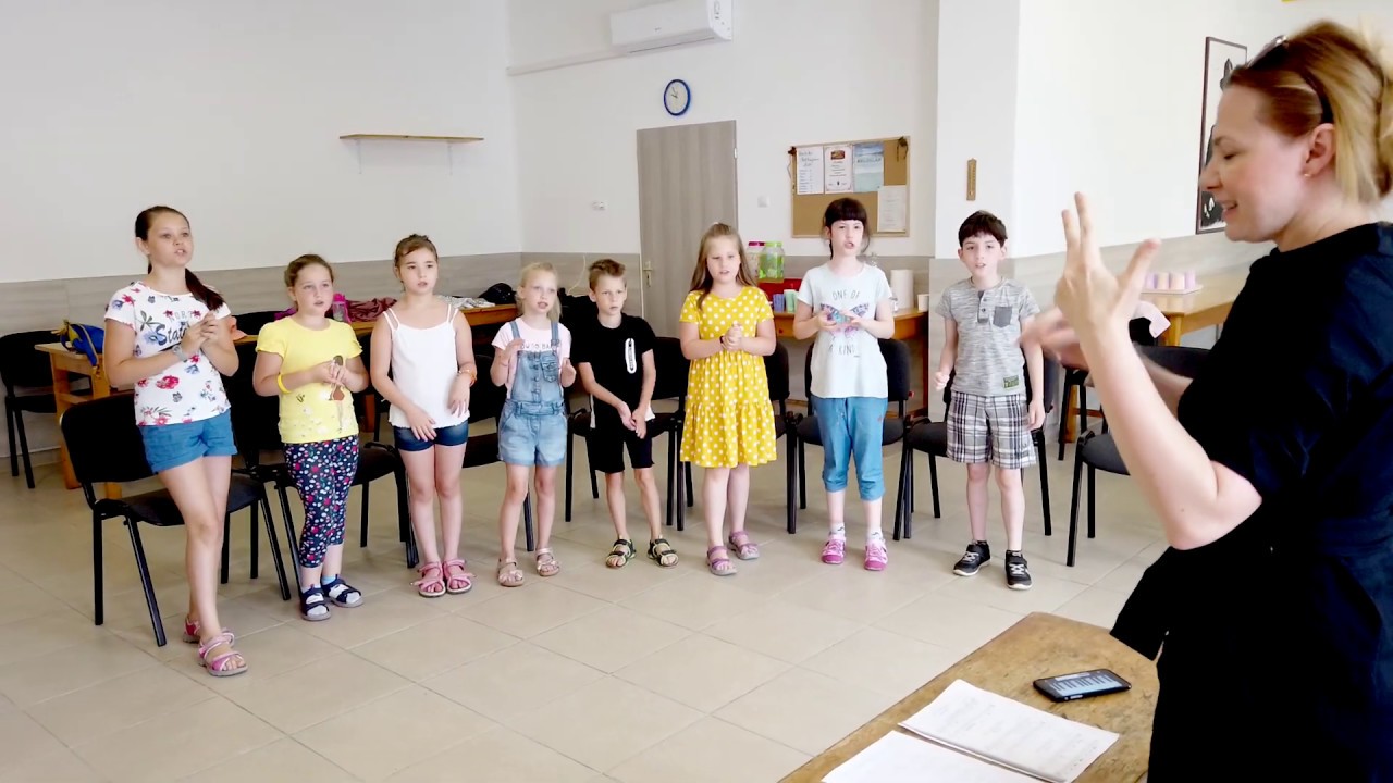 Ritmusgyakorlat a Bartók Táborban