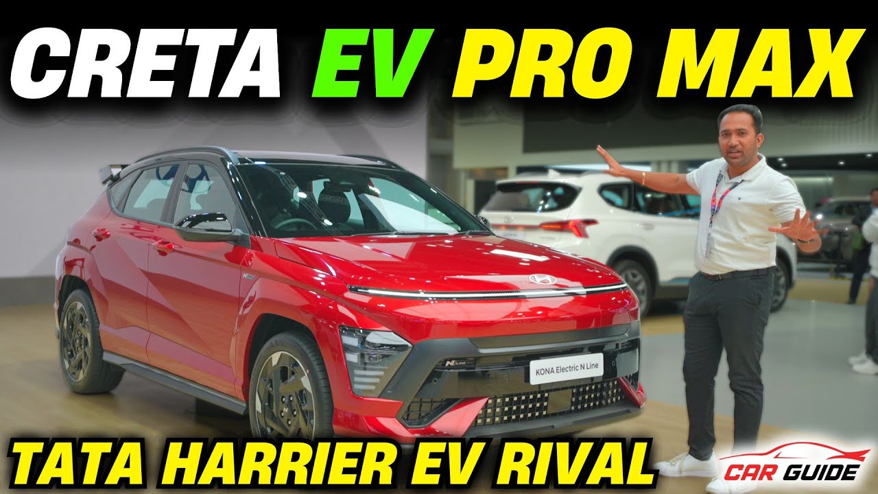 Hyundai&rsquo;s Electric SUV to Rival Tata Harrier EV & Mahindra BE6 🔥 Hyundai Kona Electric N Line 🤯