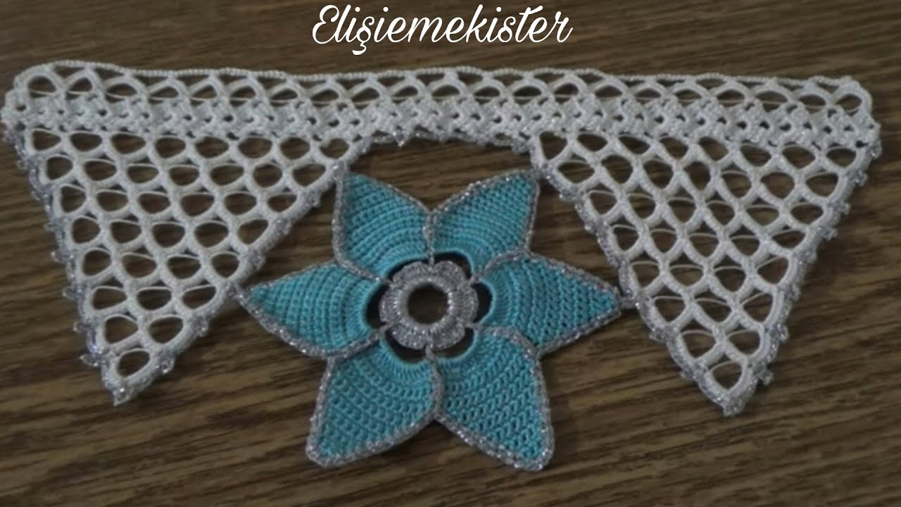 Bugün benden çok istenen yeni bir model ile sizlerleyim! Katmer çiçeği havlu kenarı modeli 152