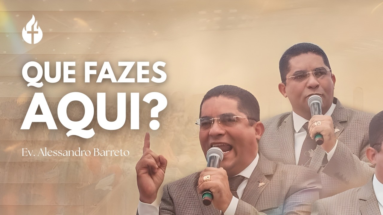 Ev. Alessandro Barreto | O Profeta do Fogo Também Chorou | EJA Caruaru