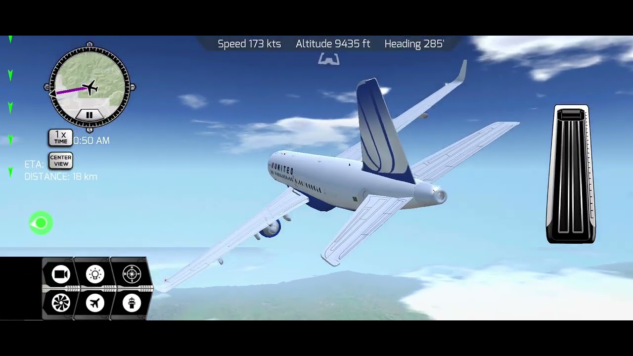 fazendo um voo livre Microsoft flight simulator 2017